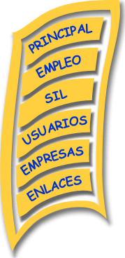 Menú mapeado de las diferentes opciones de la página
