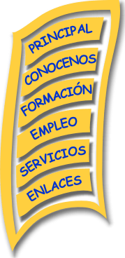 Menú mapeado de las diferentes opciones de la página