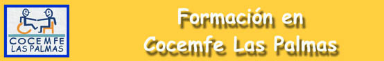 Título y Logo: Página de Formación de Cocemfe Las Palmas 