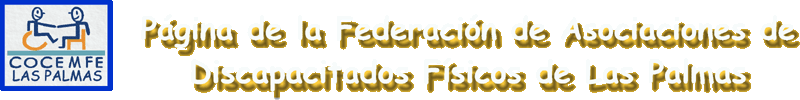 Título y Logo: Página principal de Cocemfe Las Palmas 